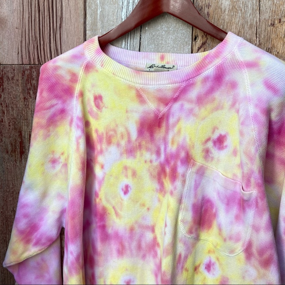Tye Dyed Eddie Bauer Sweatshirt L - Picture 1 of 5